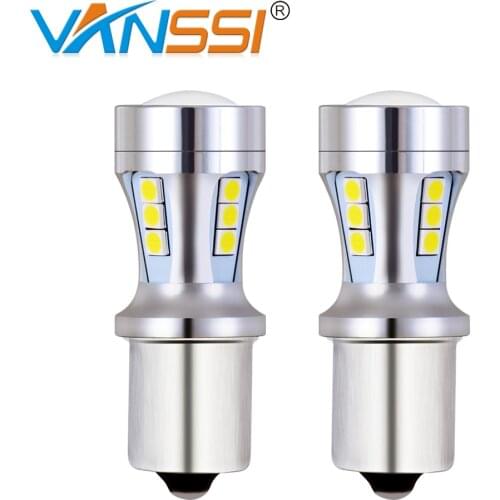 1156 BA15S P21W Led Bulb 1300LM 6000K White Auto Lamp No Hyper Flash Lamp Bulbs Car Rear Turn Signal Light One Year Wrranty