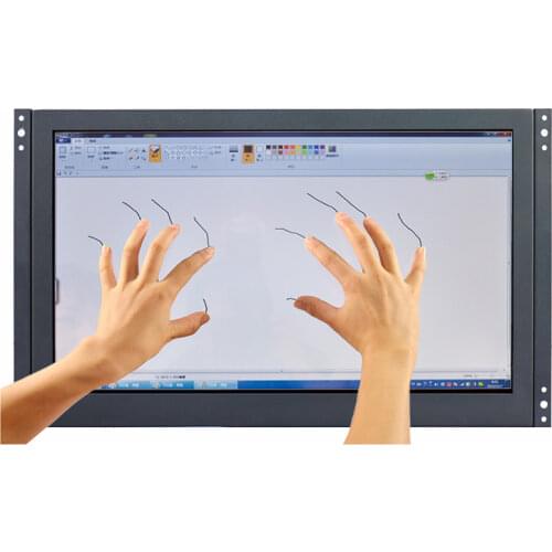 14 Inch Wide Open Frame Metal Case HDMI VGA Cheap Industrial Monitor With Resolution 1920x1080