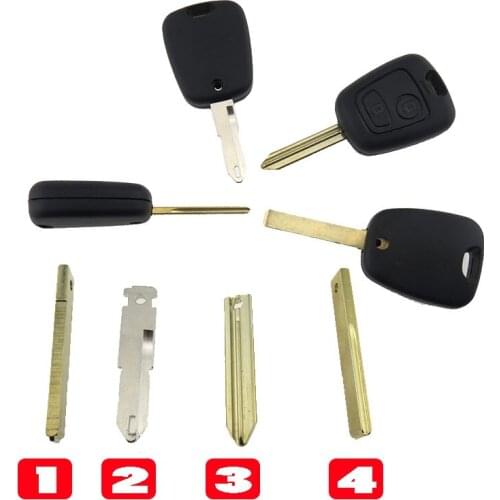 2 Button Remote Car Key Fob Case Replacement Shell Cover For Citroen C1 C2 C3 C4 XSARA Picasso For Peugeot 207 307 107 207 407