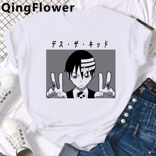 Anime Soul Eater Manga t shirt t-shirt male harajuku graphic tees casual print couple clothes top tees white t shirt