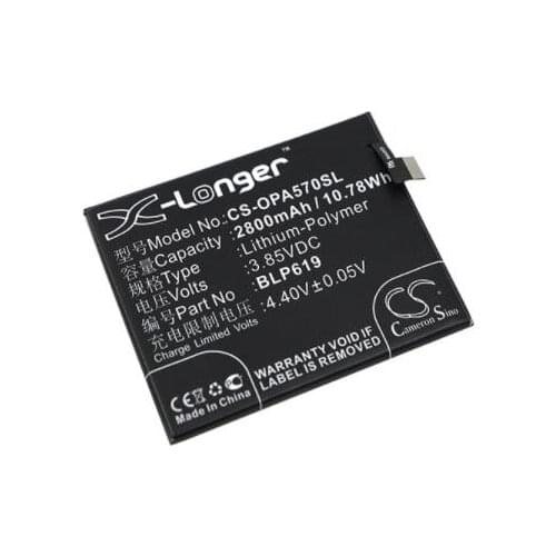 Cameron sino 2800mah battery for OPPO A39 A39 Dual SIM TD-LTE A57 A57 Dual SIM A57m A57t CPH1605 Neo 9s BLP619