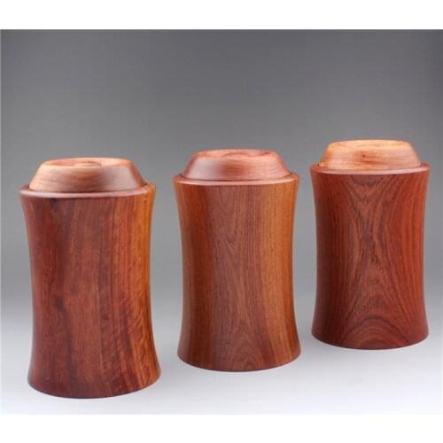 Mahogany tea pot, Burma rosewood big tea bucket, storage tank, tea box, office tea set accessories