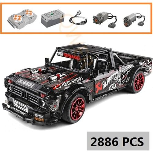 F-150 Ford Mustang Hoonicorn Racing Car 2886Pcs 23016 MOC 22970 FIT 34316 Building Block Bricks Educational Toys Christmas Gifts