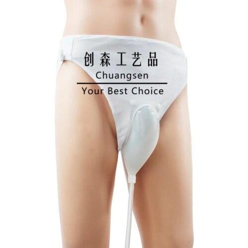 Factory outlet male/female urinary elderly bedridden nursing urine collector urinal catheter 2 urine collection bags