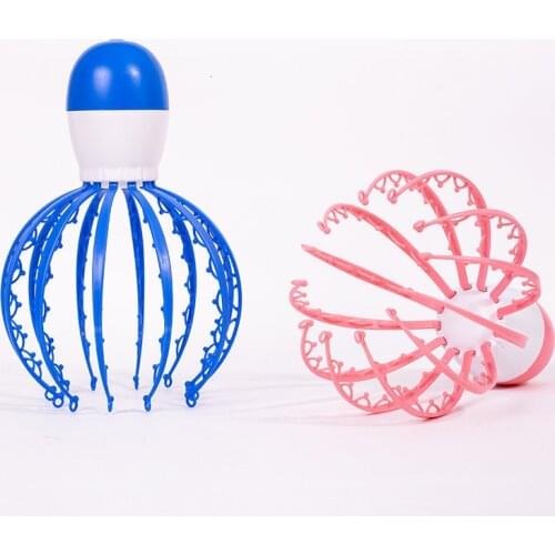 Scalp Massager Electric Octopus Head Massage Device Hair Growth Remove Muscle Tension Tiredness Relief Pain Vibrator 12 Sticks