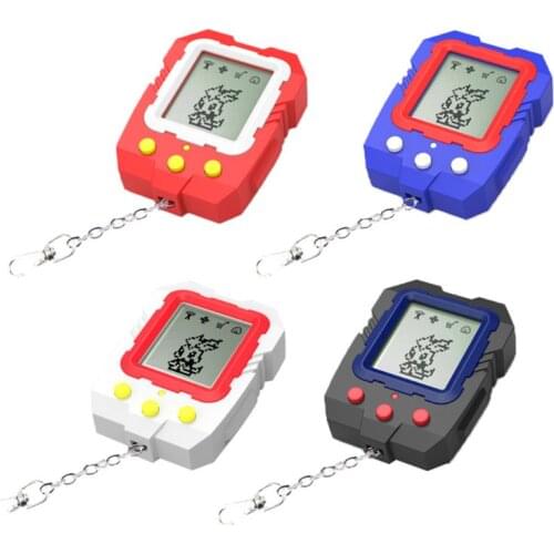 Mini Electronic Pets Toys with Keychain 90S 9 Pets in One Virtual Cyber Funny Christmas Gift for Kids Adults Wonderful toys