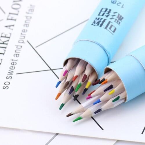 TUTU color pencil set Wooden Painting Colorful Pencils for student artist drawing paint supplies 12/18/24/36 color Pencils H0133
