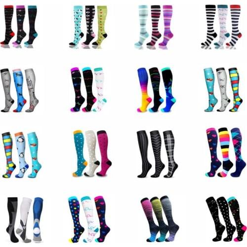 Men Women Compression Stockings Varicose Veins Socks Unisex Outdoor Sports Compression Socks Multi Set Lots Pack Men Socks