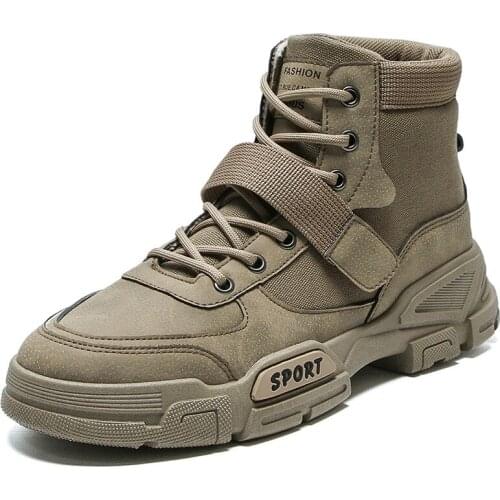 New Sport Army Men Combat Tactical Boots Outdoor Hiking Desert Leather Ankle Boots Military Male Combat Shoes Botas Hombre