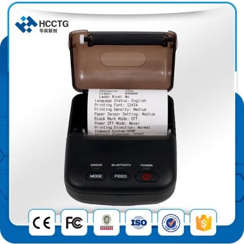 USB Mobile Printer Bluetooth 58mm thermal portable printer HCC-T12