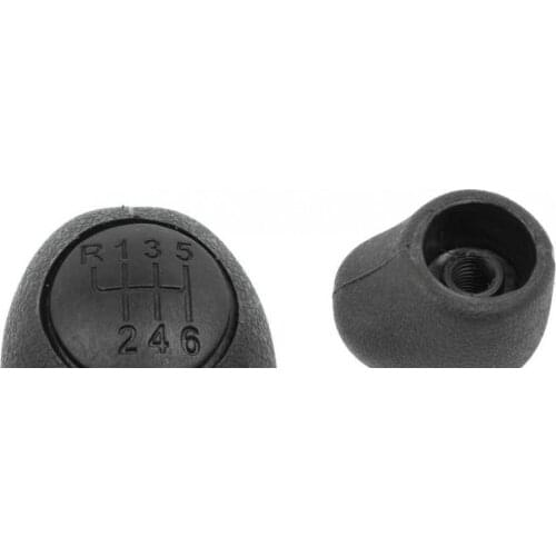 GEAR SHIFT KNOB 6 SPEED FOR FIAT DUCATO PEUGEOT BOXER CITROEN JUMPER MK3 BLACK COLOR ( 2006-2017 ) 2403EQ 55349302