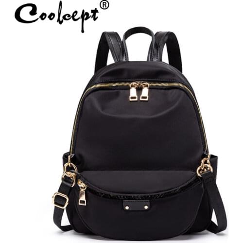Coolcept 3 Color Woman Backpacks Ladys Oxford Backpacks Female 2 Pcs Set Backpack Women Shoulder Bags For Teenage Girls Travel