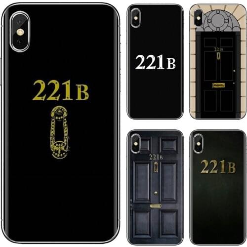 Sherlock-Holmes-C-221B For Xiaomi mi Redmi Note 3 4 4X 5 6 7 8 8t 9 9s 9t 10 pro lite Silicone Phone Cover Bag