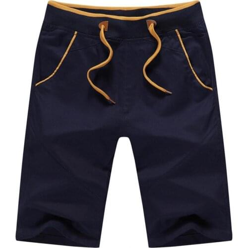 Men Sports Shorts Knee Length Men Drawstring Multi Pockets Training Shorts Wide Elastic Waist Men Sports Shorts Streetwear 4XL