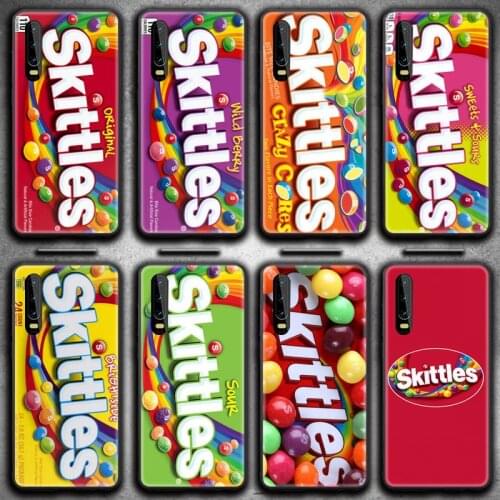 Sweet Sour Fruit Candies Skittles Phone Case for Huawei P20 P30 P40 lite E Pro Mate 40 30 20 Pro P Smart 2020