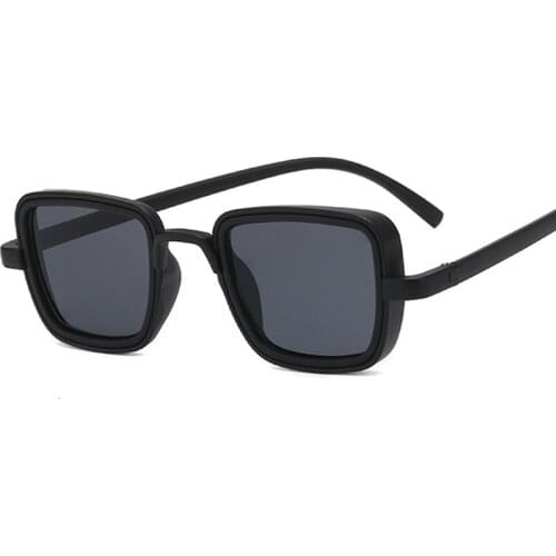 New Vintage Kabir Singh India Movie Sunglasses Men Women Square Cool Sun Shades Brand Design Black Glasses For Male