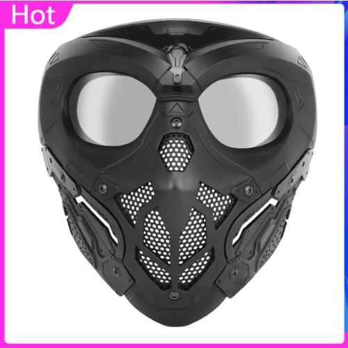 Tactical Military Face Mask Camo Shooting Airsoft Hunting Equipment Paintball Mask Windproof Combat Cs Wargamr Training Masks
