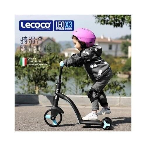 3 In 1 Child Balance Bike Tricycle Childrens Multifunctional Scooter Baby 2-3-6 Year Old Walker Car