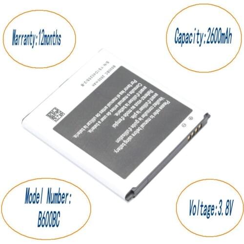 10pcs/lot 2600mAh B600BC Replacement Battery For Samsung Galaxy S 4 SIV I9500 I9502 I9505 I9508 I9507V R970 S4 Active I9295