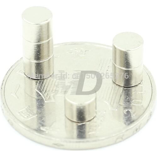 100pcs Neodymium N35 Dia 5mm X 3mm Strong Magnets Tiny Disc NdFeB Rare Earth For Crafts Models Fridge Sticking magnet 5x3mm
