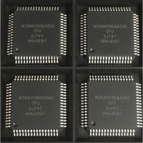 2piece/LOT MC68HC908AZ60CFU 2J74Y QFP64 MC68HC908AZ60-CFU MC68HC908AZ60 NEW Original In stock