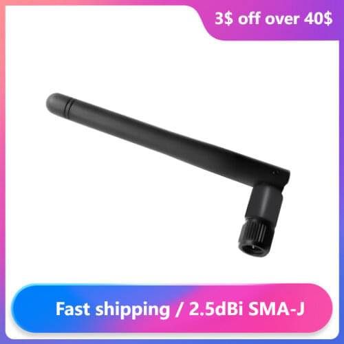 TX2400-JK-11 2.4GHz SMA-J interface 50 Ohm impedance less than 1.5 SWR 2.5dBi gain high-quality omnidirectional antenna