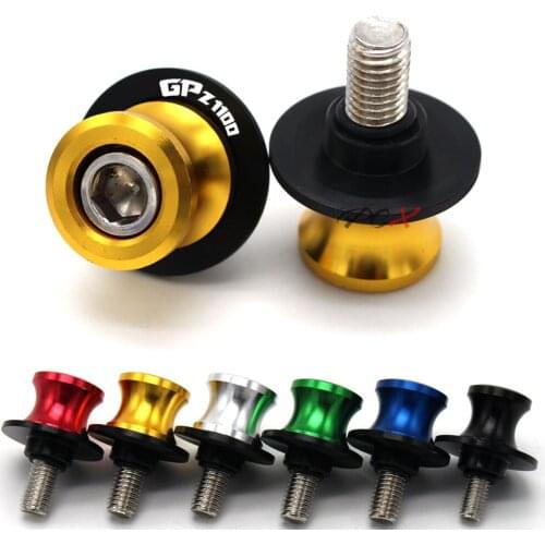 For KAWASAKI GP Z 1100 Motorcycle Accessories Swingarm Spools slider stand screws GPZ1100