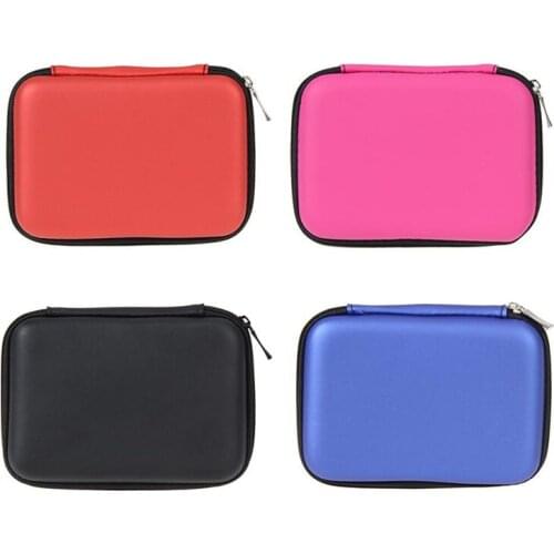 2.5 Inch Portable Mini Zipper Bag External Hard Drive Carrying Travel Case HDD SSD Storage Pouch Protective Bag For Hard Drives