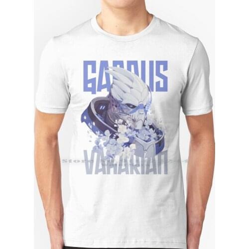 Garrus Vakarian T Shirt 100% Pure Cotton Garrus Vakarian Calibrations Archangel Biowares Mass Effect Turian Brandon Keener C