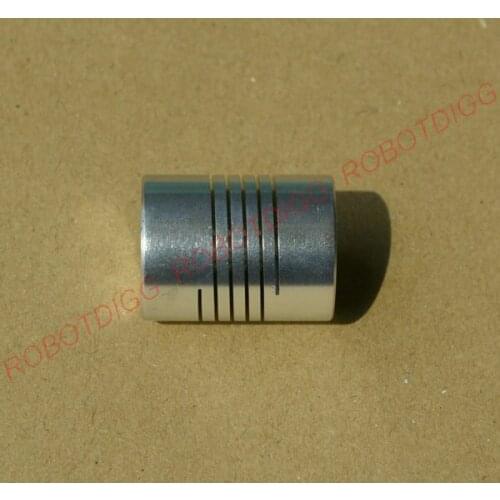 Flexible Coupling 5mm Shaft to 6.35mm Screw