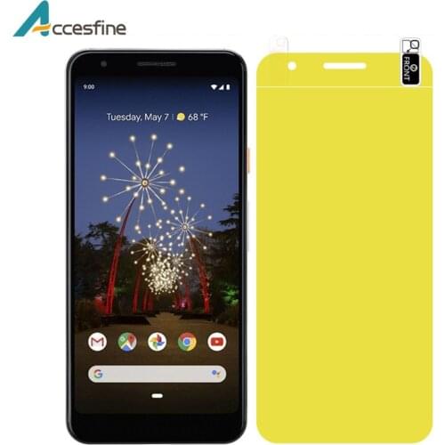 5D Pixel 2 3 3A XL Full Screen Hydrogel Protector For Google Pixel 4 4XL 3A 3AXL 3XL 2 2XL Self-Healing Ultra Thin TPU Soft Film