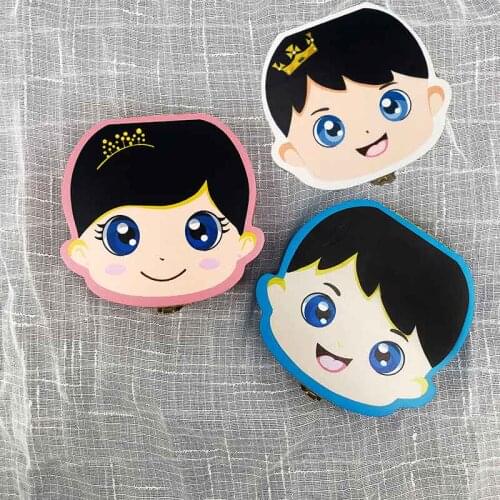 Dutch/Portuguese/ English/ Spanish /Russian/ French/ Italian/Text Baby Boy Girl Wood Case Milk Teeth Organizer