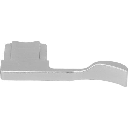 Haoge THB-GR3S Metal Hot Shoe Thumb Up Rest Hand Grip for RICOH GR III GRIII GR3 Camera Accessories Silver