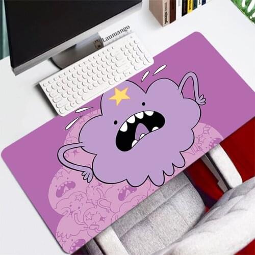 Anime Keyboard Gaming Mouse Pad Gamer Varmilo Full Gamer Pc Kawaii Accessories Non-slip Mat Adventure Time Deskmat Csgo Deskpad