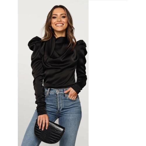 ITFABS Womens Satin Shirts