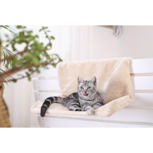 Hot Sales Soft Bed Pet Cat Animal Hammack Radiator Bed Hanging Winter Warm Fleece Basket Hammocks Metal Iron Frame Sleeping Beds