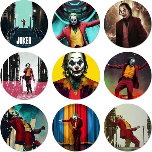 Joker movie 2019 Icons Pins Badge Decoration Brooches Metal Badges For Backpack Decoration