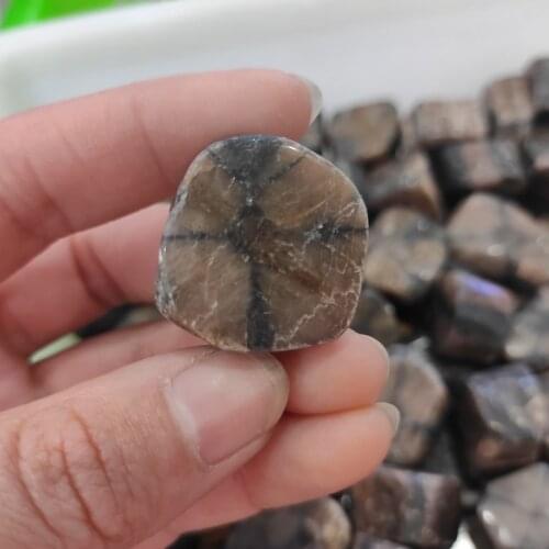 Natural gemstone raw staurolite polished fairy cross stone mineral specimen reiki healing quartz crystal stone as a gift