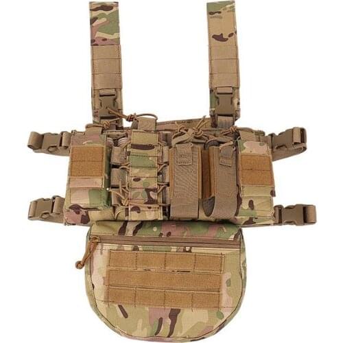 Tactical Molle Chest Rigs Vest Hunting Multi-function Magazine Pouches Adjustable Molle Sytsem Vest