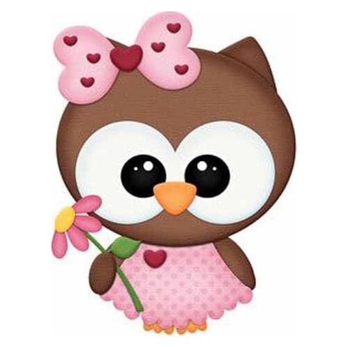 Valentine owl cutting stencils and embossing new 2020 scrapbooking layering stencils