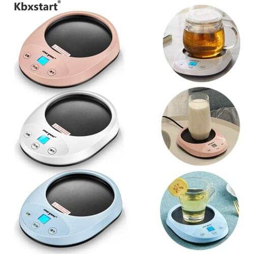 220V Cup Heater Cup Warmer Smart Thermostatic Hot Tea Maker Heating Coaster Coffee Milk Warmer Pad Tassenheizung Chauffe-tasse