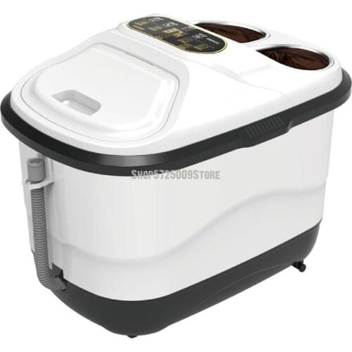 Foot Bath Double Automatic Foot Bath Heating Constant Temperature Household Foot Bath Electric Massage Lovers Foot Therapy Artif