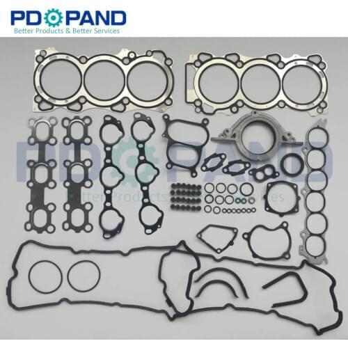 VQ35 VQ35DE Full Engine Gasket Set A0101-CA025 for Nissan 350Z For Infiniti G35 FX35 3.5L V6 24V With Intake&Exhaust Gasket