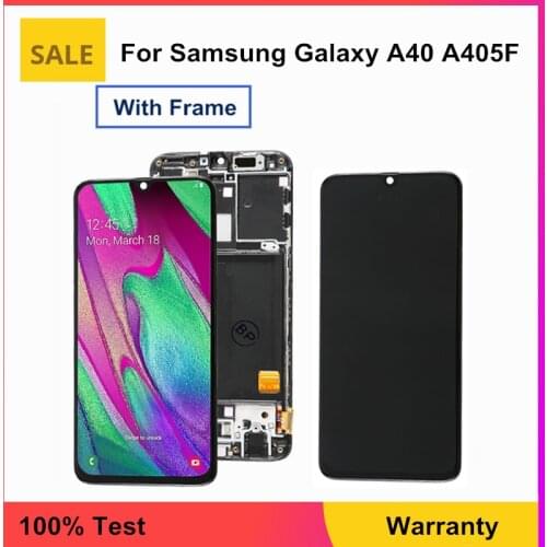 Incell Display For Samsung Galaxy A40 LCD Display Assembly With Frame For Samsung A40 A405F