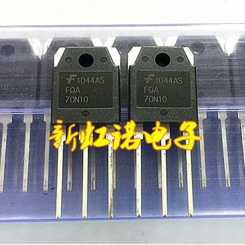 5Pcs/Lot New Original FQA70N10 Inverter Used 70 A100v MOS Field Effect Tube Integrated circuit Triode In Stock