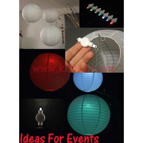 DHL Free Shipping 100pcs/pack REUSABLE FLORALYTE DECORATIVE ACCENTS/paper lantern led Light