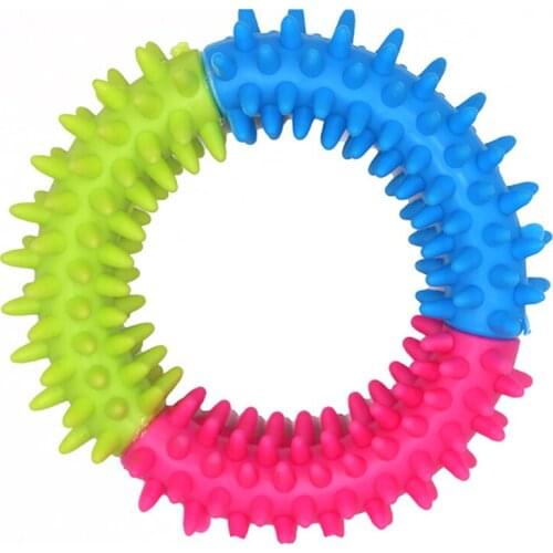 Legendog Pet Toys For Dogs Durable Spiky Circle Ring Tooth Cleaning Toy Resistance Bite Dog Chew Training Toys Pet Supplies