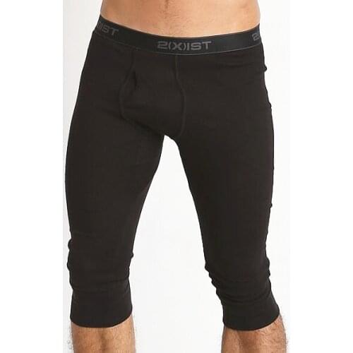 Mens Long Johns mens high quanlity cotton Warm long underwear man tartan cropped Long Johns