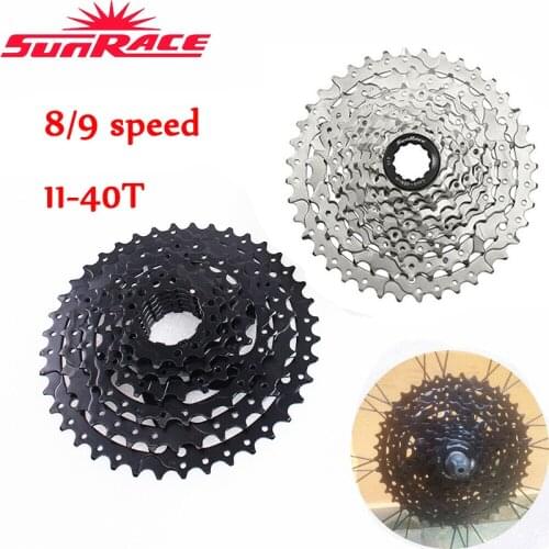 Sunrace CSM990 CSM680 11-40T 8/9 Speed Wide Ratio Bike Cassette MTB BicycleFreewheel Mountain Bike Accessories Fit Shimano SRAM
