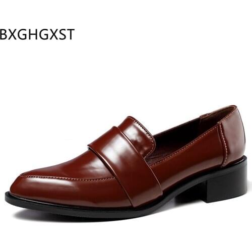 Loafers Women Slip on Shoes for Women Oxford Shoes for Women Ladies Shoes Patent Leather Luxury Designer Shoes Chaussure Femme